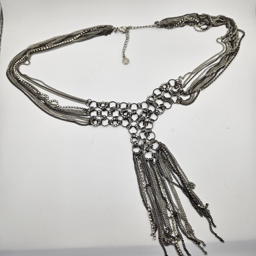 Vera Wang Silver Multi-Strand Necklace